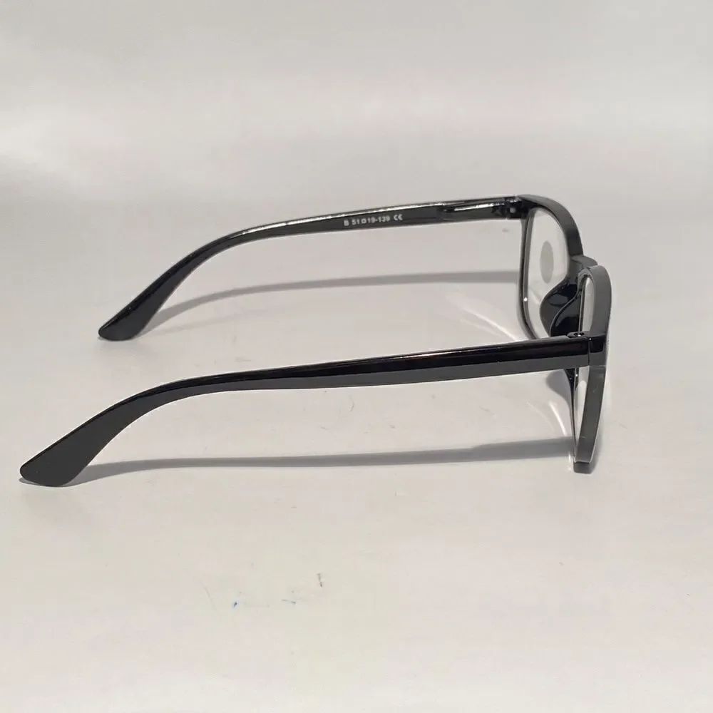 1480 Colette 1.25 Black Reading Glasses Soft Butterfly Readers NWT